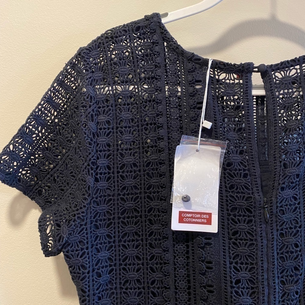Comptoir des Cotonniers Lace Midi Dress - Picture 6 of 7